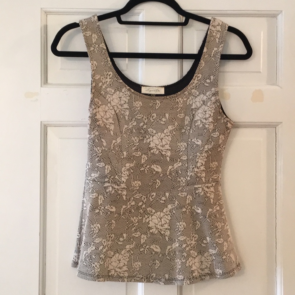 Peplum tank top